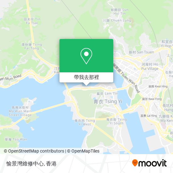 愉景灣維修中心地圖