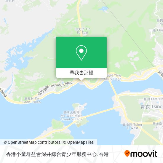香港小童群益會深井綜合青少年服務中心地圖