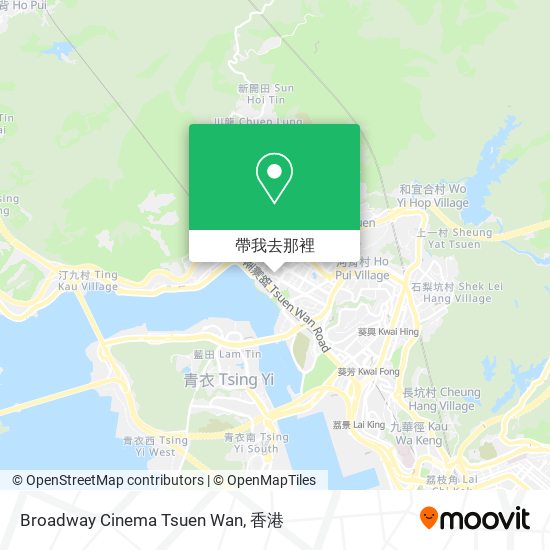 Broadway Cinema Tsuen Wan地圖