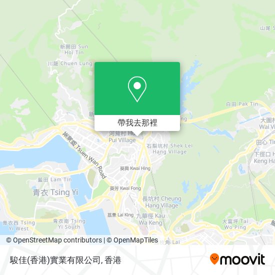 駿佳(香港)實業有限公司地圖