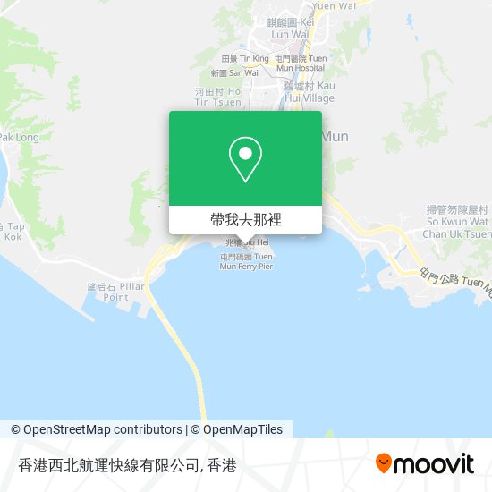 香港西北航運快線有限公司地圖