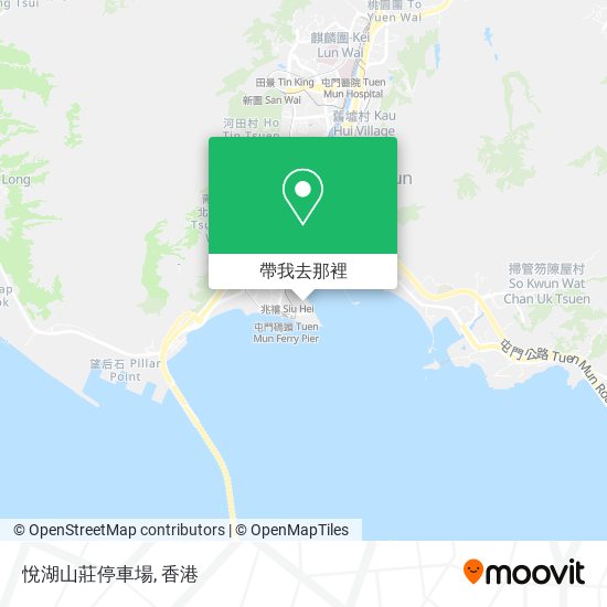 悅湖山莊停車場地圖