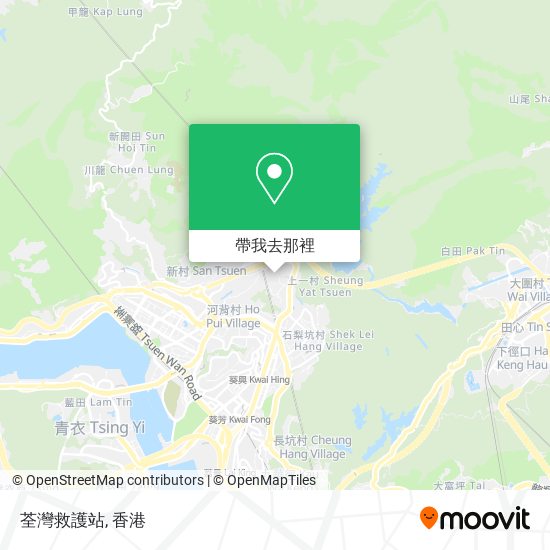 荃灣救護站地圖