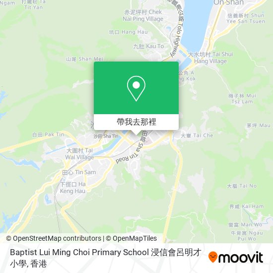 Baptist Lui Ming Choi Primary School 浸信會呂明才小學地圖