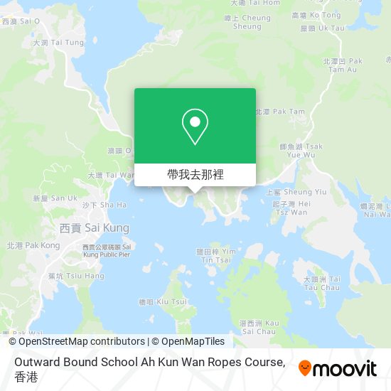 Outward Bound School Ah Kun Wan Ropes Course地圖