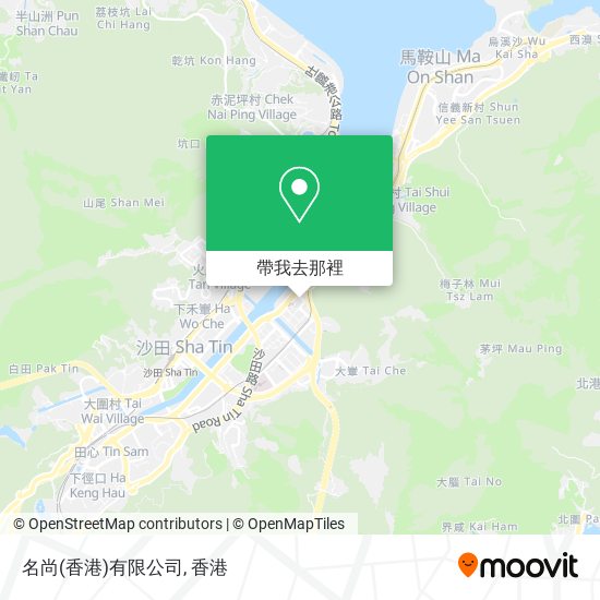 名尚(香港)有限公司地圖