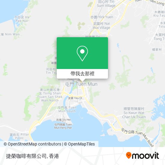 捷榮咖啡有限公司地圖