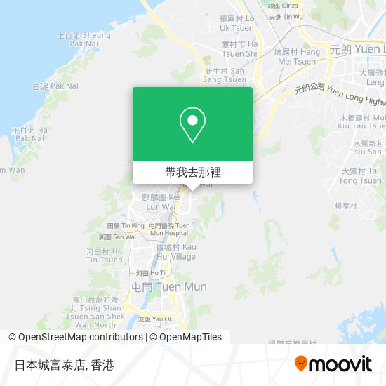 日本城富泰店地圖