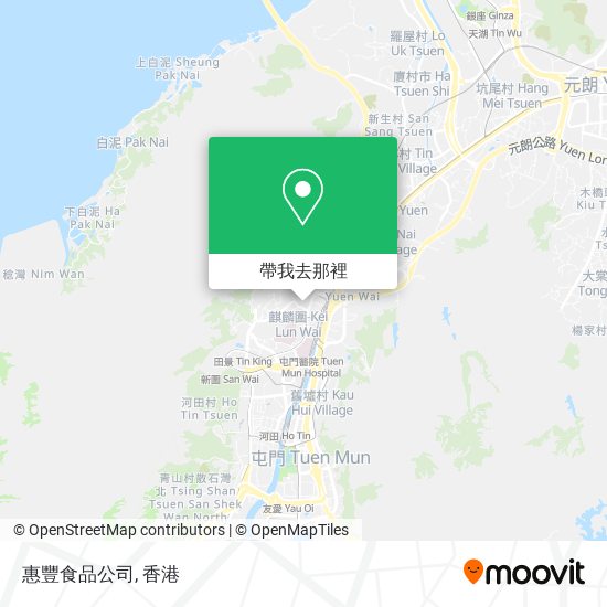 惠豐食品公司地圖
