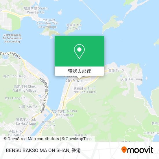 BENSU BAKSO MA ON SHAN地圖