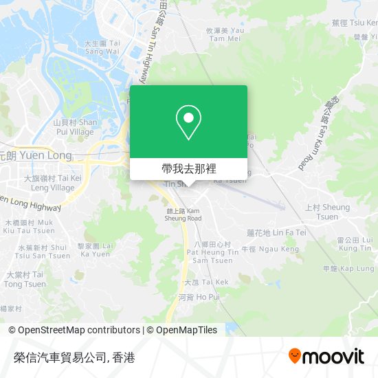 榮信汽車貿易公司地圖
