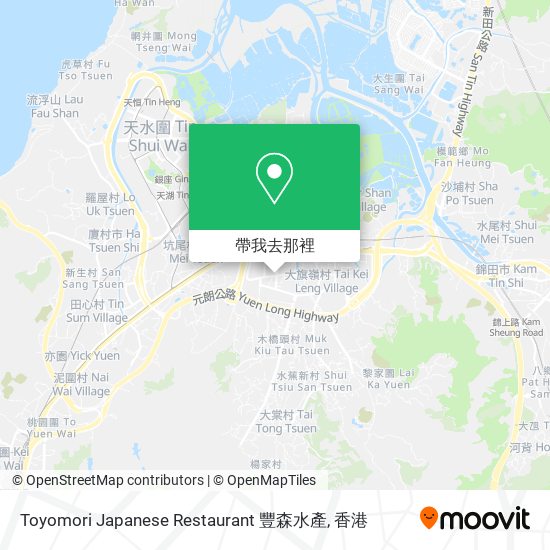 Toyomori Japanese Restaurant 豐森水產地圖