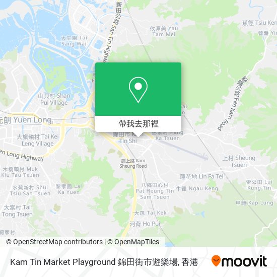 Kam Tin Market Playground 錦田街市遊樂場地圖