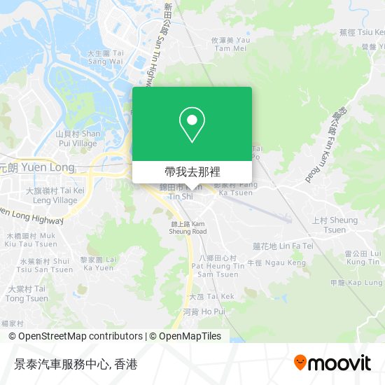 景泰汽車服務中心地圖