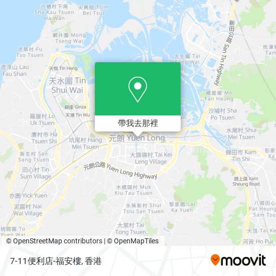 7-11便利店-福安樓地圖