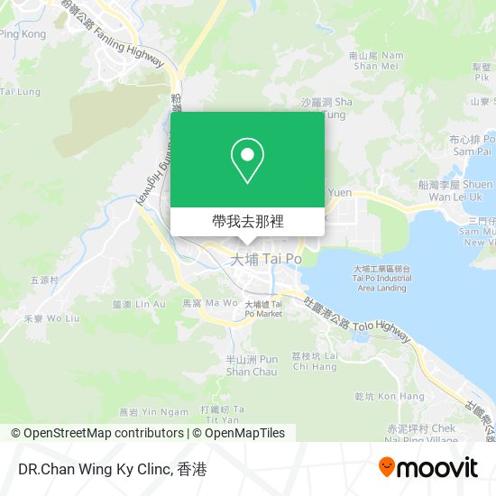 DR.Chan Wing Ky Clinc地圖