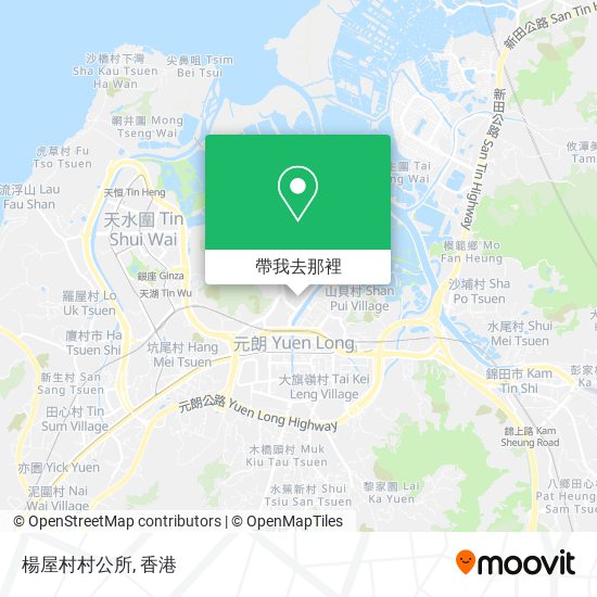 楊屋村村公所地圖
