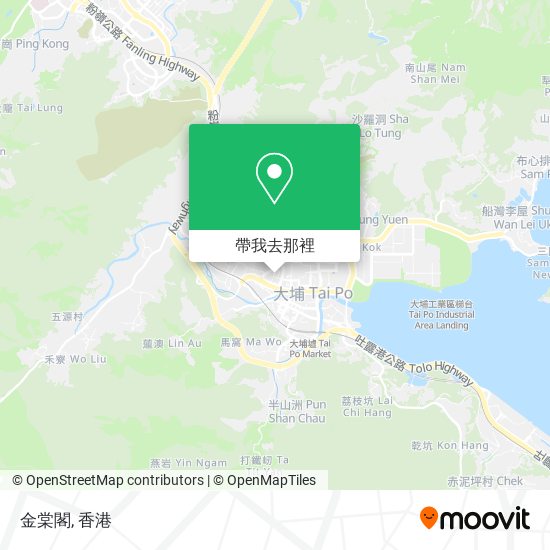金棠閣地圖