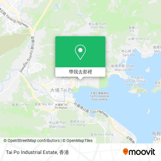 Tai Po Industrial Estate地圖