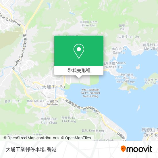 大埔工業邨停車場地圖