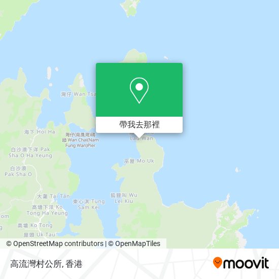 高流灣村公所地圖
