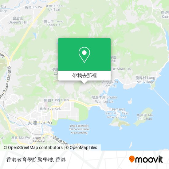 香港教育學院聚學樓地圖