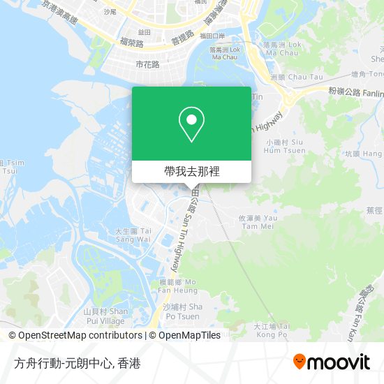 方舟行動-元朗中心地圖