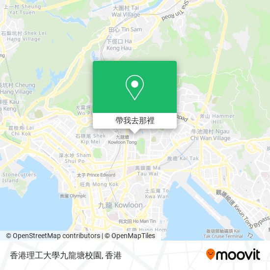 香港理工大學九龍塘校園地圖
