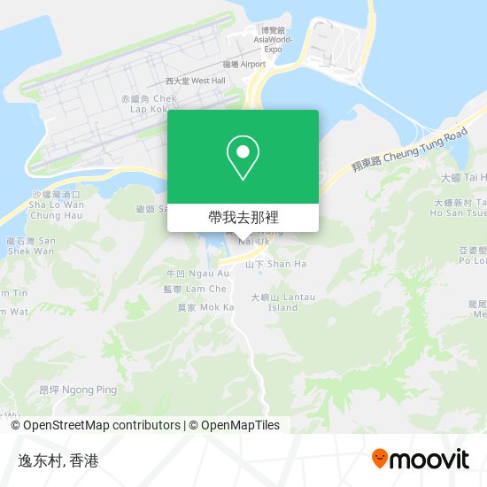 逸东村地圖