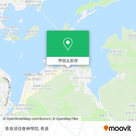 香港浸信會神學院地圖