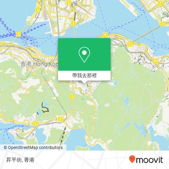 昇平街地圖