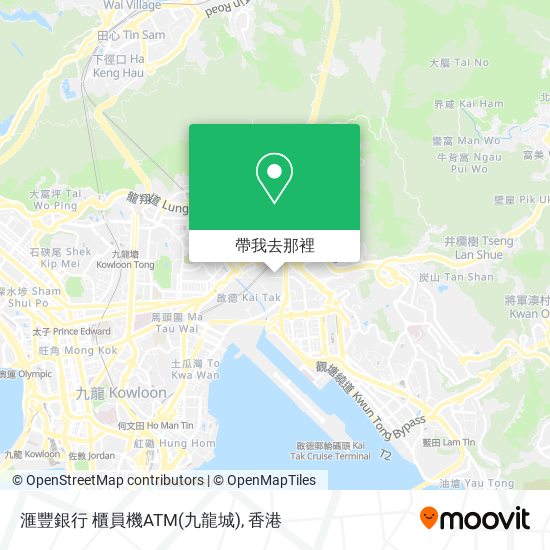 滙豐銀行 櫃員機ATM(九龍城)地圖