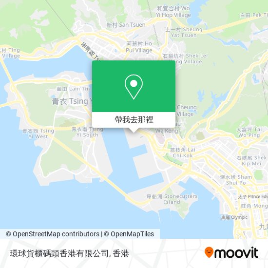 環球貨櫃碼頭香港有限公司地圖