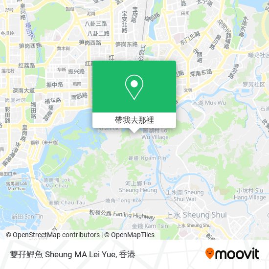 雙孖鯉魚 Sheung MA Lei Yue地圖