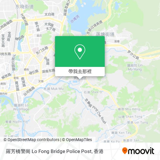 羅芳橋警崗 Lo Fong Bridge Police Post地圖