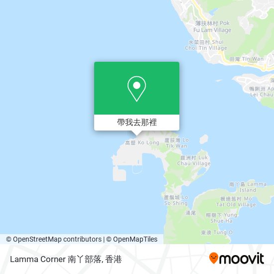 Lamma Corner 南丫部落地圖