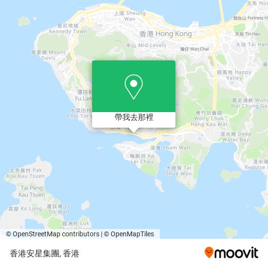 香港安星集團地圖