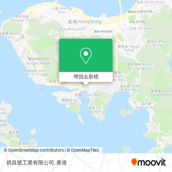 祺昌號工業有限公司地圖