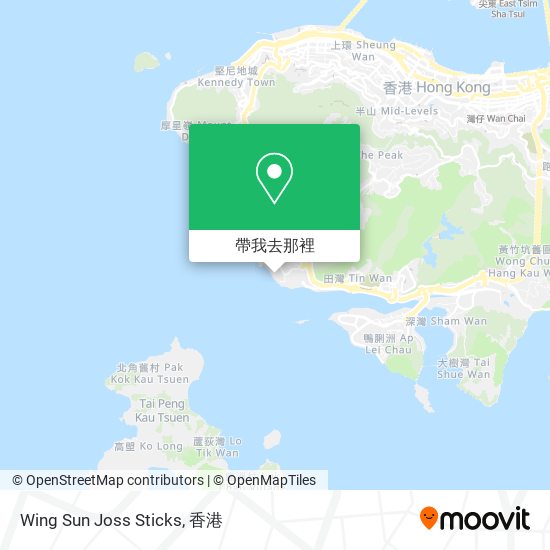 Wing Sun Joss Sticks地圖