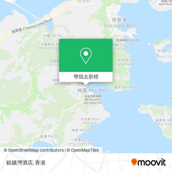 銀鑛灣酒店地圖