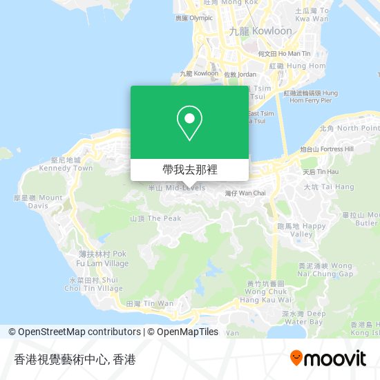 香港視覺藝術中心地圖