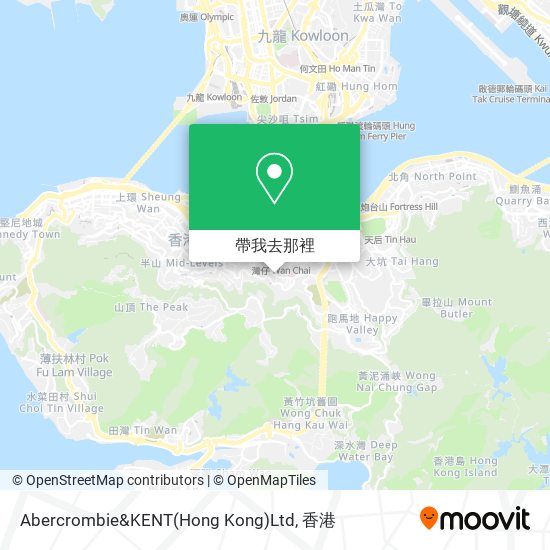 Abercrombie&KENT(Hong Kong)Ltd地圖