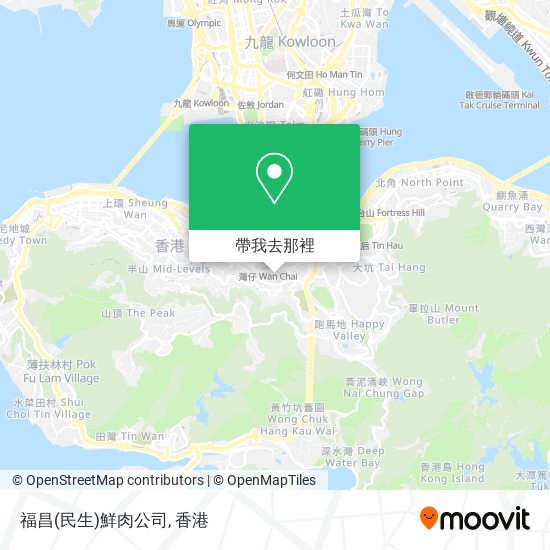 福昌(民生)鮮肉公司地圖