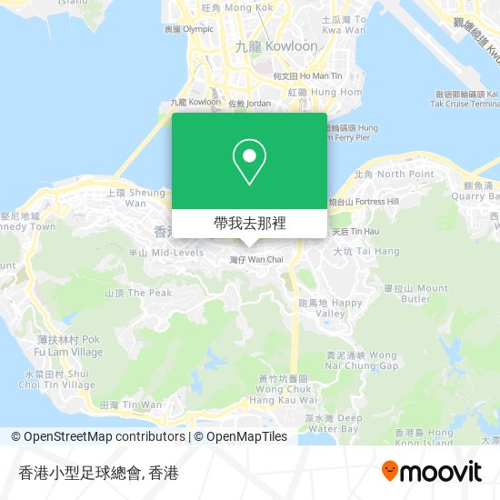 香港小型足球總會地圖