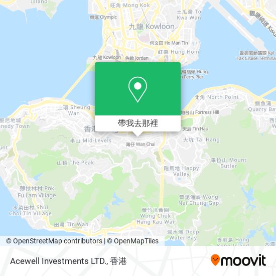 Acewell Investments LTD.地圖