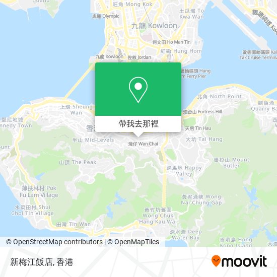 新梅江飯店地圖