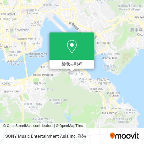 SONY Music Entertainment Asia Inc地圖