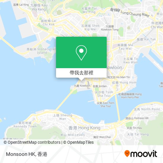 Monsoon HK地圖