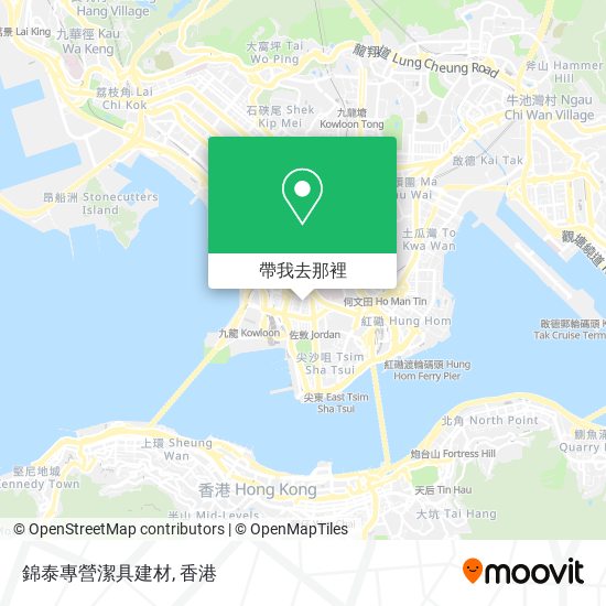錦泰專營潔具建材地圖
