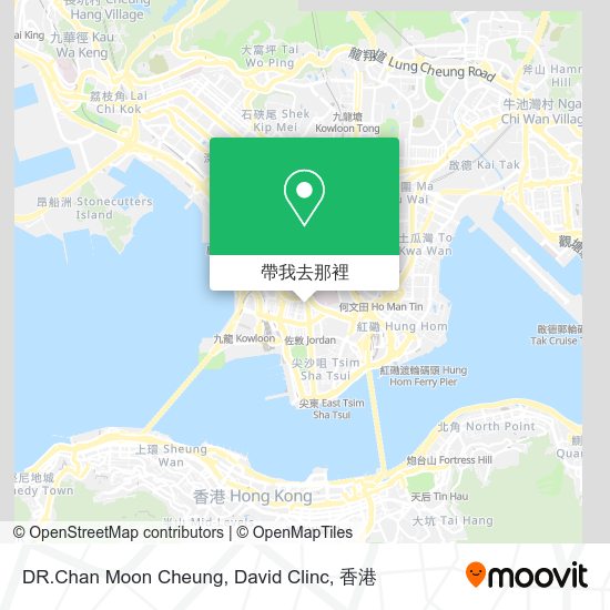 DR.Chan Moon Cheung, David Clinc地圖